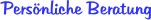 Persnliche Beratung